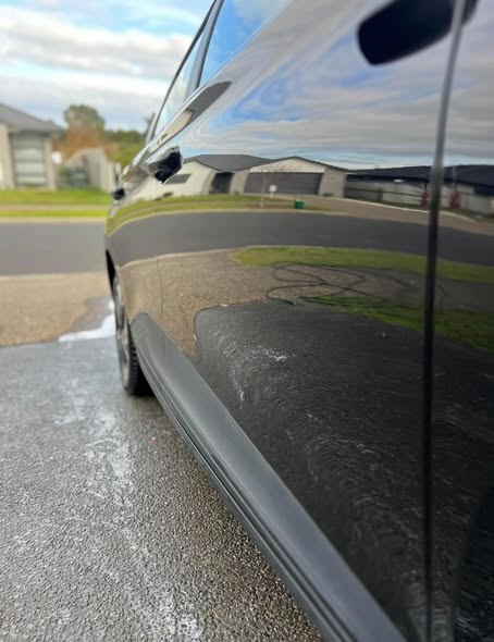Vehicle interior after a deep clean
