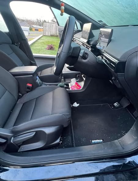 Vehicle cabin after an interior detail